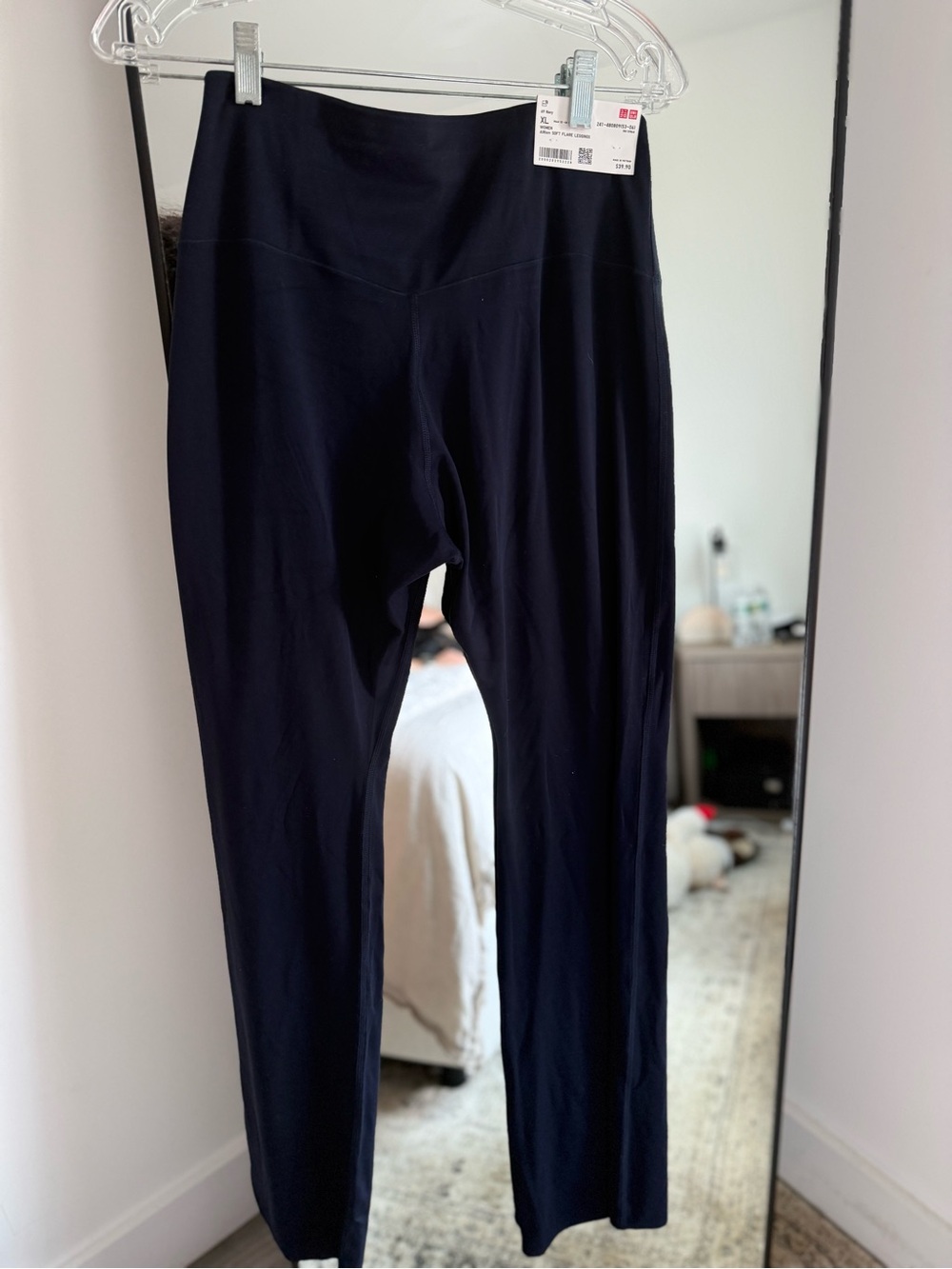 Uniqlo Navy High-Waist Leggings